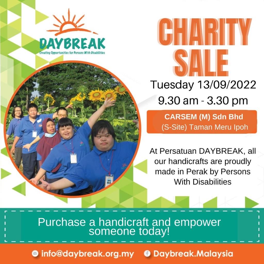 Daybreak Charity Sale